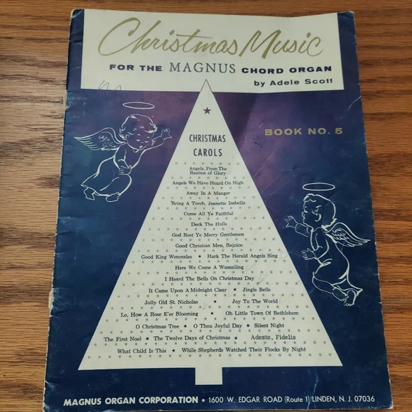 Vintage OrganMusic Books  Merry Christmas Time   Christmas Music For The Magnus - Picture 7 of 10